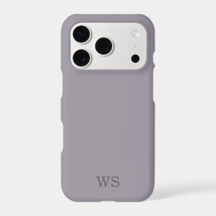 Minimalist Large Monogram Initial Quiet Luxury iPhone 17 Pro Case