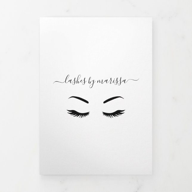 Minimalist Lashes Business Brochure (Cover)