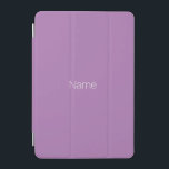 Minimalist lavender custom name monogram initials iPad mini cover<br><div class="desc">Elegant minimalist modern lavender lilac custom name monogram initials iPad mini Cover</div>