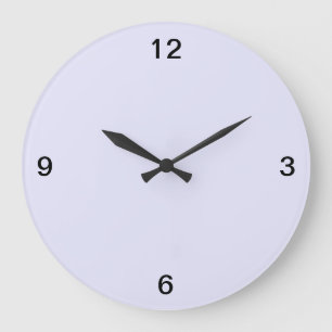 Minimalist. Lavender. Large Clock
