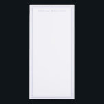 Minimalist Lavender Purple Monogram Name Magnetic Notepad<br><div class="desc">Create your own personalized notepad with monogram name in elegant typography with lavender purple line border design.</div>