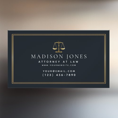 Minimalist Lawyer Professional Business Card