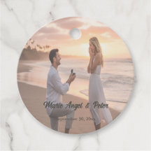 Minimalist Lettering Warm Neutral Photo Wedding