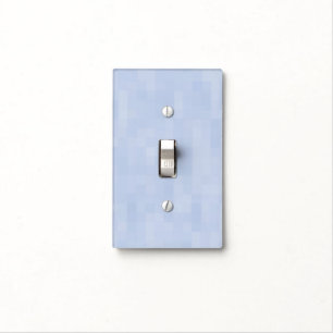 Minimalist light blue abstract modern pattern switch cover