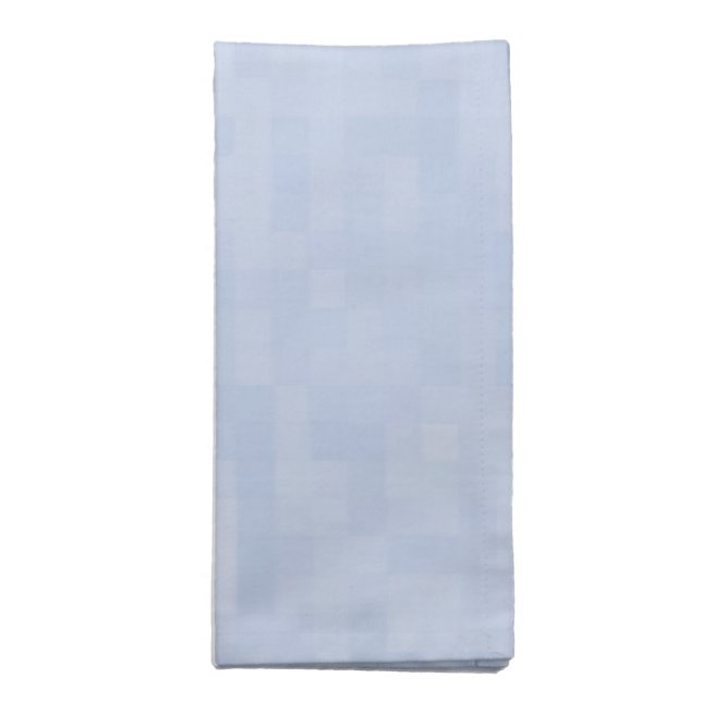 Minimalist light blue modern abstract pattern chic cloth napkin (Folded)