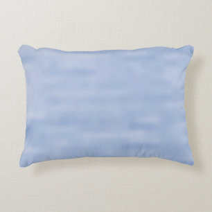 Minimalist light blue sky abstract pattern cute accent pillow