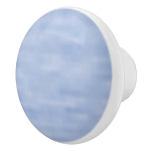 Minimalist light blue sky abstract pattern cute ceramic knob