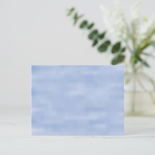 Minimalist light blue sky abstract pattern cute postcard