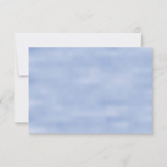 Minimalist light blue sky abstract pattern cute thank you card (Front)