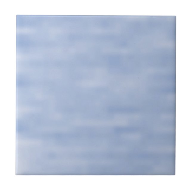 Minimalist Light Blue Sky abstract pattern elegant Ceramic Tile (Front)