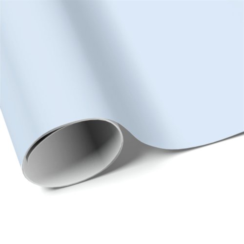Minimalist Light blue solid plain elegant modern Wrapping Paper
