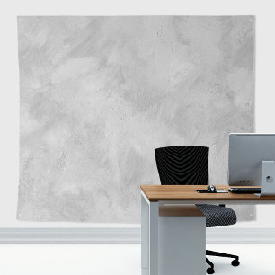 Minimalist Light Gray Roman Clay Wall Texture Tapestry