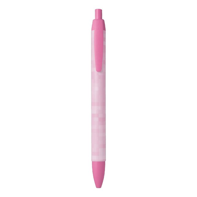Minimalist light pink abstract pattern modern cute pen (Back (Vertical))