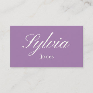 Minimalist lilac wedding , engagement  place card