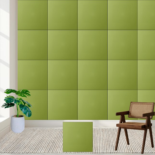 Minimalist Lime Green Solid Color Ceramic Tile (Minimalist Lime Green Solid Color Ceramic Tile)