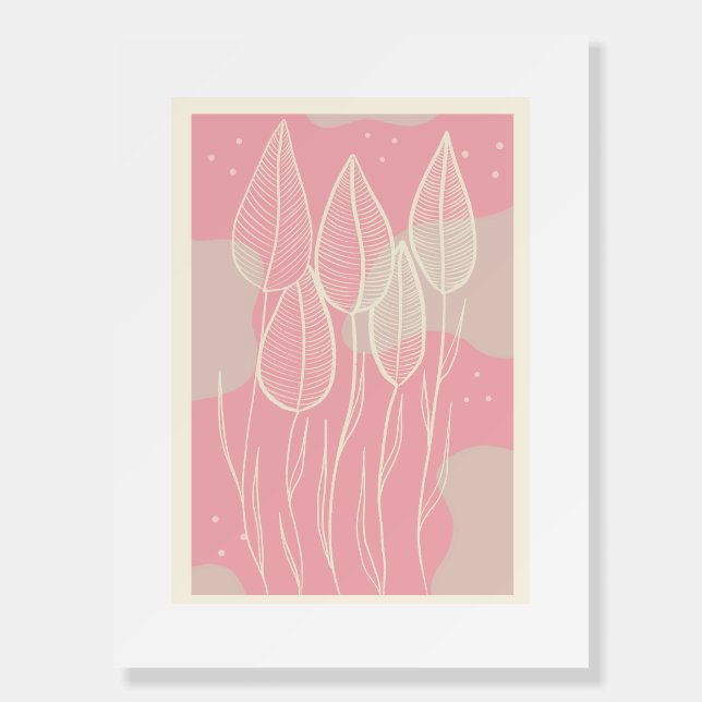  Minimalist Line Art Face Poster – Modern Wall Dec (Front)