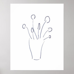 Minimalist Line Drawing Poster