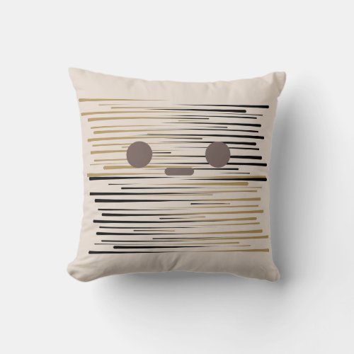 Minimalist Line Pattern Square Pillow