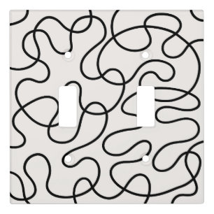 Minimalist Line Weave Light Switch Cover