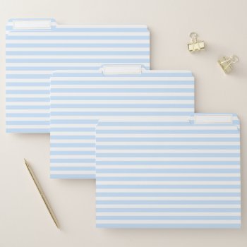 Minimalist Lined Pale Blue White Any Color Desktop File Folder by mensgifts at Zazzle