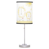 Minimalist Lion - Yellow Table Lamp (Front)