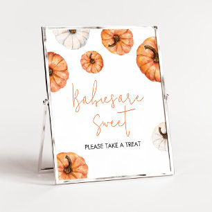 Minimalist Little Pumpkin Babies are Sweet Poster