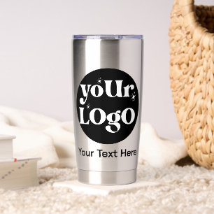 Minimalist Logo and Text Business Insulated Tumbler