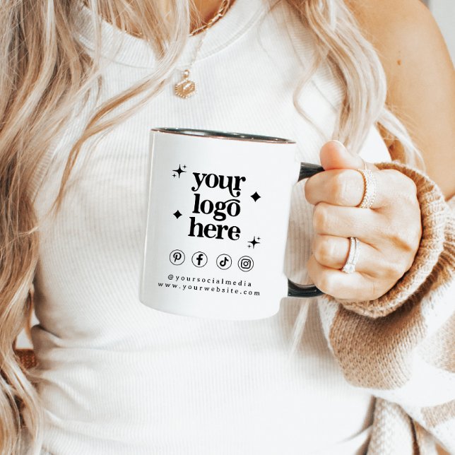 Minimalist Logo Business Branding  Mug (Creator Uploaded)