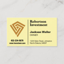 Minimalist Logo Calling Card for Any Business