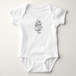 Minimalist Lord Ganesh Line Art  Baby Bodysuit