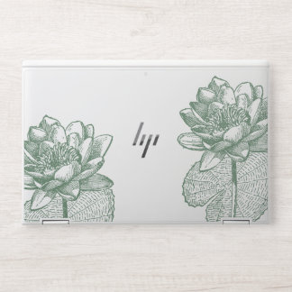 Minimalist Lotus Flower HP Laptop Skin