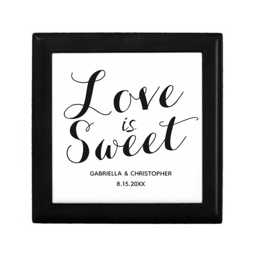 Minimalist Love is Sweet  Gift Box