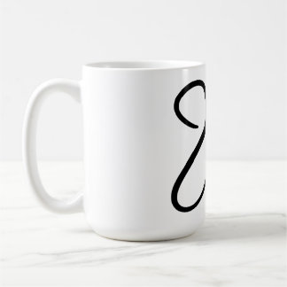 Minimalist "love" Word Typography Design Coffee Mug