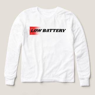 Minimalist Low Battery Design Tri-Blend Shirts