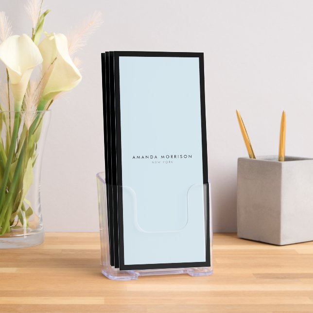 Minimalist Luxury Boutique Black/Blue Brochure (Insitu)