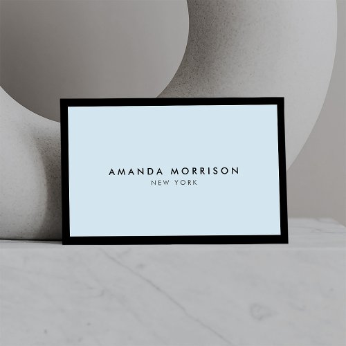 Minimalist Luxury Boutique BlackBlue Business Card