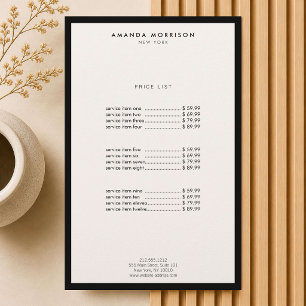 Minimalist Luxury Boutique Black/Ivory Flyer