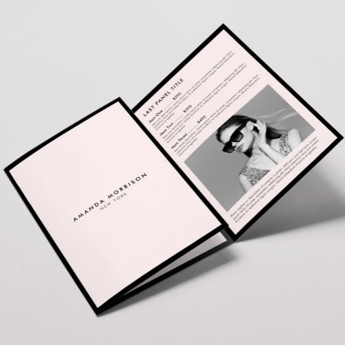 Minimalist Luxury Boutique BlackPink Brochure