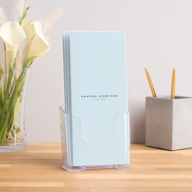 Minimalist Luxury Boutique Blue Brochure (Insitu)