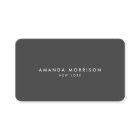 Minimalist Luxury Boutique Dark Gray
