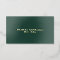 Minimalist Luxury Boutique Gold Foil Forest Green