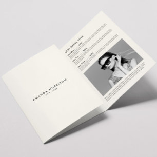 Minimalist Luxury Boutique Ivory Brochure