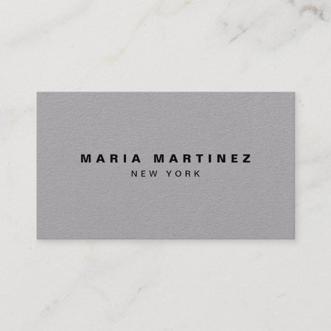 Minimalist Luxury Boutique Linen Business Card (Front)