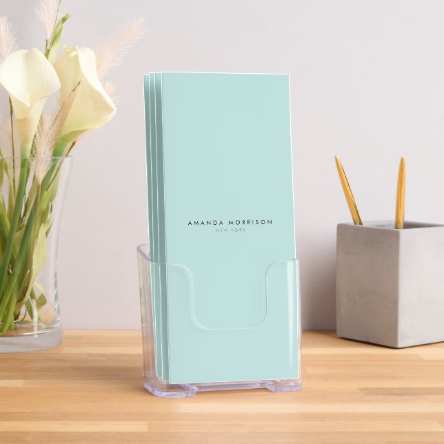 Minimalist Luxury Boutique Mint Brochure (Insitu)