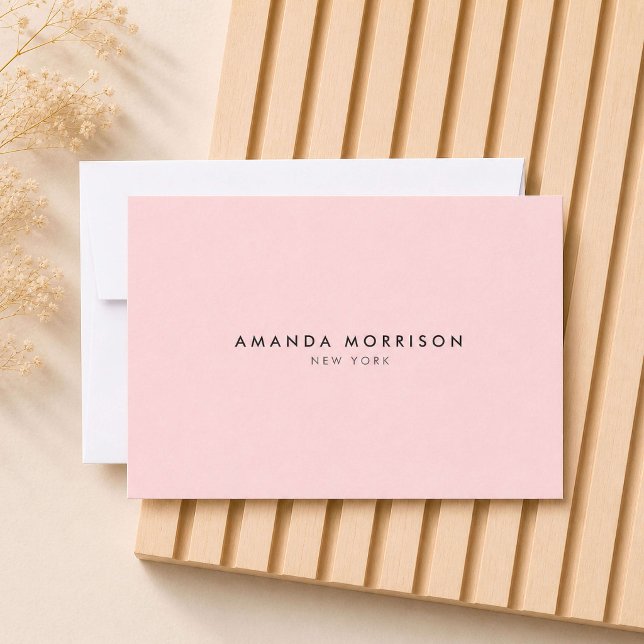 Minimalist Luxury Boutique Pink Gift Certificate (Creator Uploaded)