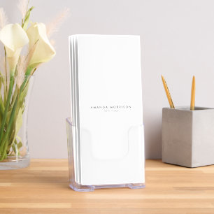 Minimalist Luxury Boutique White Brochure