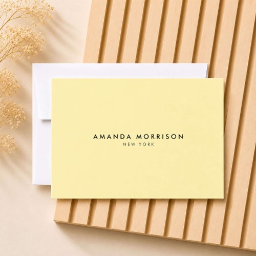 Minimalist Luxury Boutique Yellow Gift Certificate