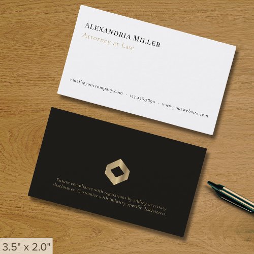 Minimalist Luxury Business Card