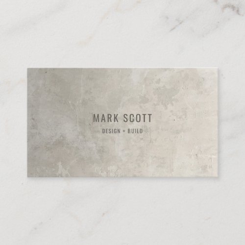 Minimalist Luxury Construction Business Card