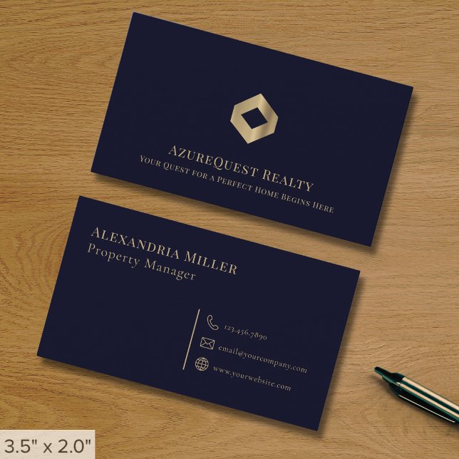 Minimalist Luxury Logo Business Card (Creator Uploaded)